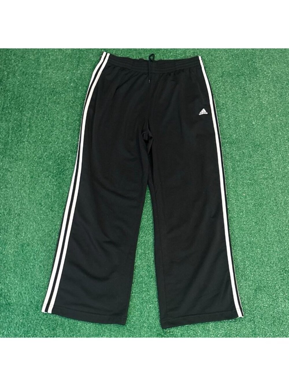 Vintage Adidas Black Track Pants | L
